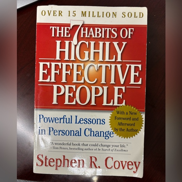 Other - The 7 Habits of Highly Effective People Book
USED
Mint condition